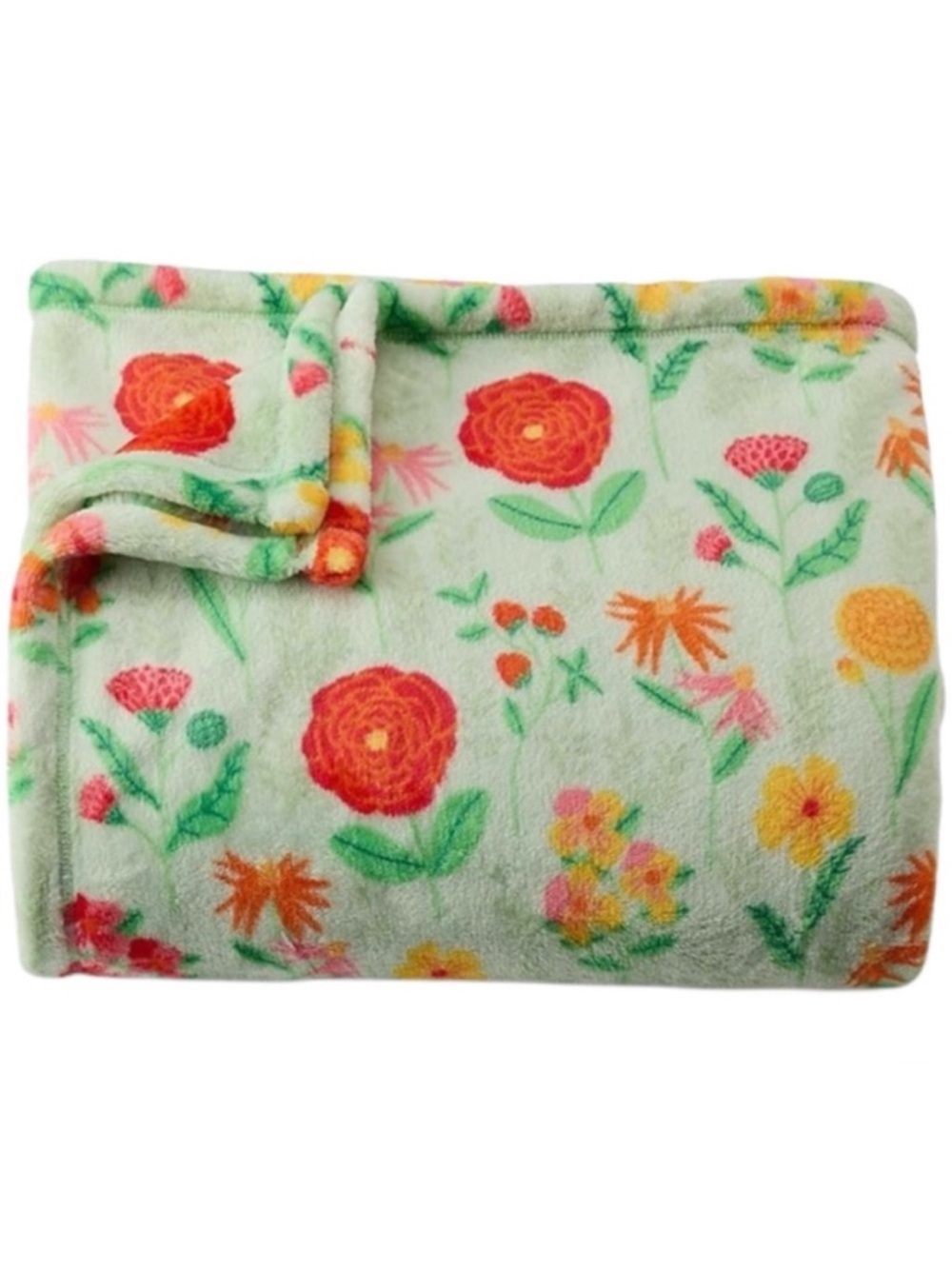 The Big One Oversized Plush Throw Blanket. Spring Floral. New! 5’ x 6’